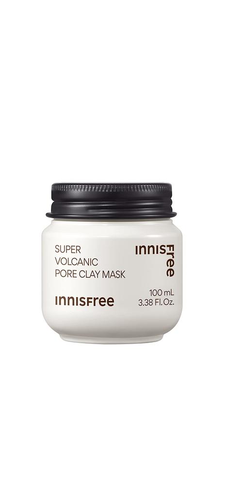 Innisfree Super Volcanic Pore Clay Mask Oily Blackhead Mud Face Clay Pore Trouble Treatment (2x 100ml) - Genuine, Skin, Relief, Mask, Mask, Mask,