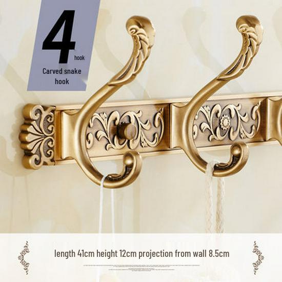 

Европейские антикварные настенные крючки для пальто, полотенец и шляп - Идеально подходят для прихожей, кухни, гостиной или ванной комнаты