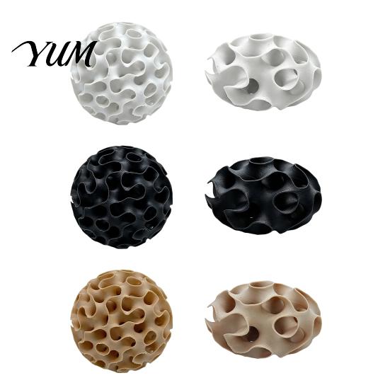 Breeding Cave for Shrimp 3D Print Aquarium Hideout, Sphere Hollow Fish Cave, Miniature Landscape Ornament Tank Shelter Shrimp, Small Fish, Aquascaping