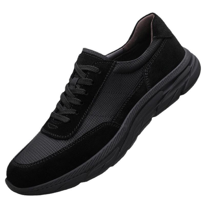 Men's shoes autumn casual leather shoes sports trendy shoes men's retro board shoes