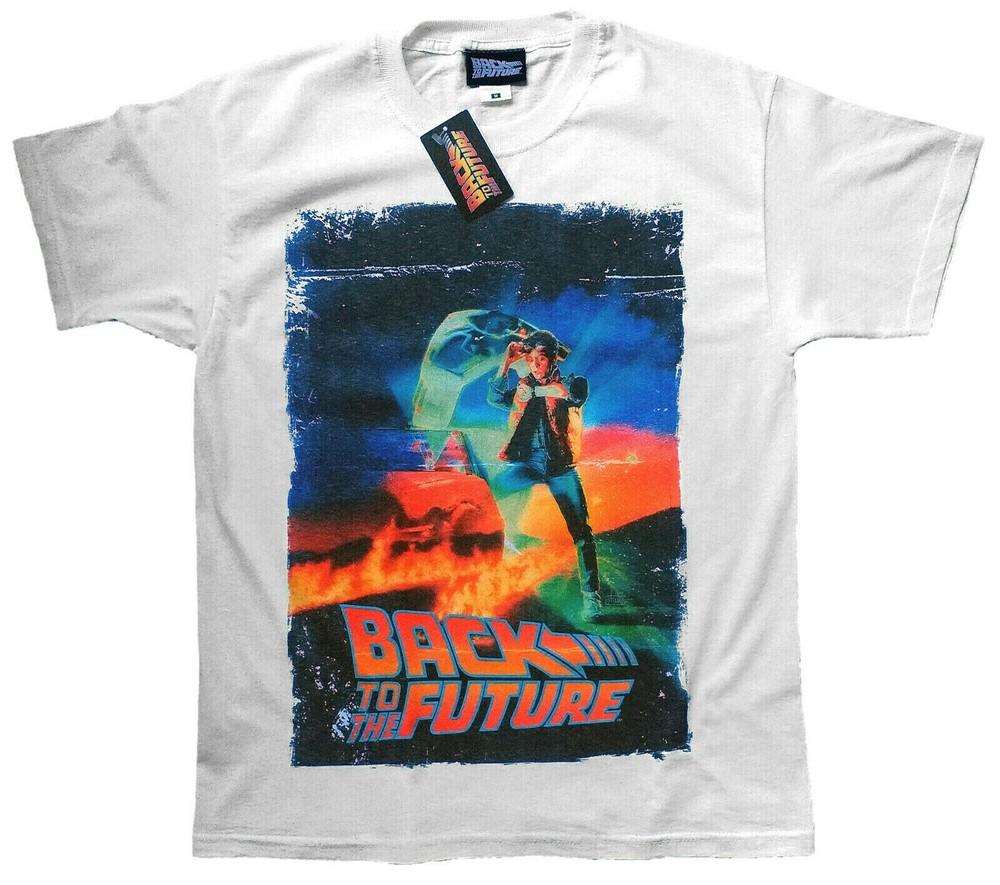 Official Back To The Future T Shirt Marty McFly Movie Poster Classic Film New S
