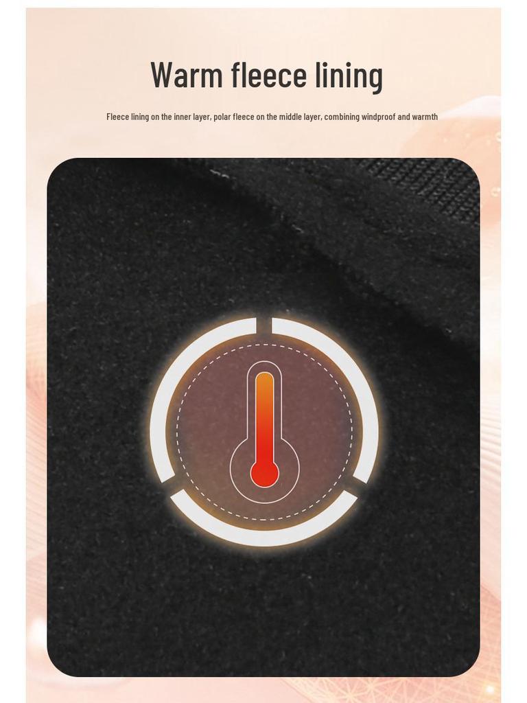 Men's Windproof Touchscreen Ski and Running Gloves - Non-Slip Outdoor Sports Gear for Spring and Autumn.