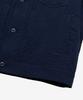 Mindbridge [Couture] Navy Two-Tone Seersker Oversized Trucker Jacket