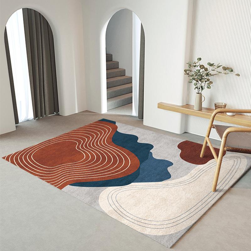 Nordic Style Abstract Living Room Large Area Carpet Simple Rugs for Bedroom Home Decoration Floor Mat Lounge Rug Hotel Carpets