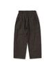 Kalagteo Wool Herringbone Pleat Pants / Brown