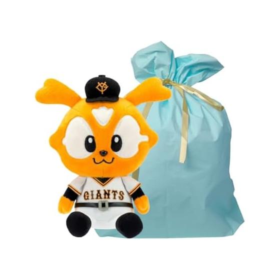 Yoshinori Javit Beans (sitting 17cm) Stuffed toy [Yomiuri Giants] Officially licensed product Comes in a wrapping bag (with ribbon) Blue color