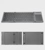 Tri-Fold Bluetooth Keyboard with Touchpad for Phones & Tablets