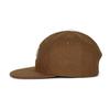 VARZAR VA Square Applique Wool Baseball Cap Brown