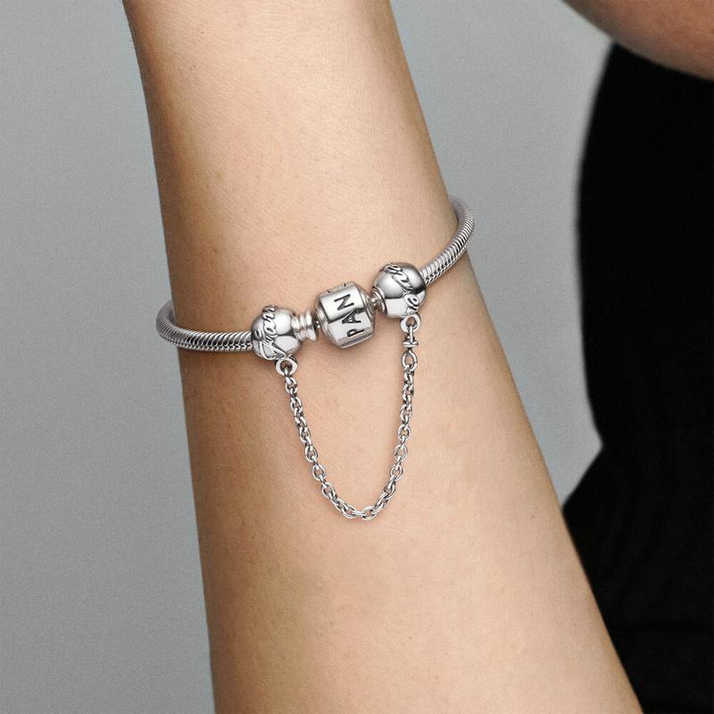 Pandora Family Ties Safety Chain Bracelet Women's Style 791788