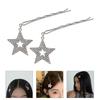 Diamanten Stern Haarspange Kinder Glitzer Metall Haarspangen Haarspangen Haarnadeln Mädchen Haarschmuck Kopfbedeckung Stylingwerkzeuge