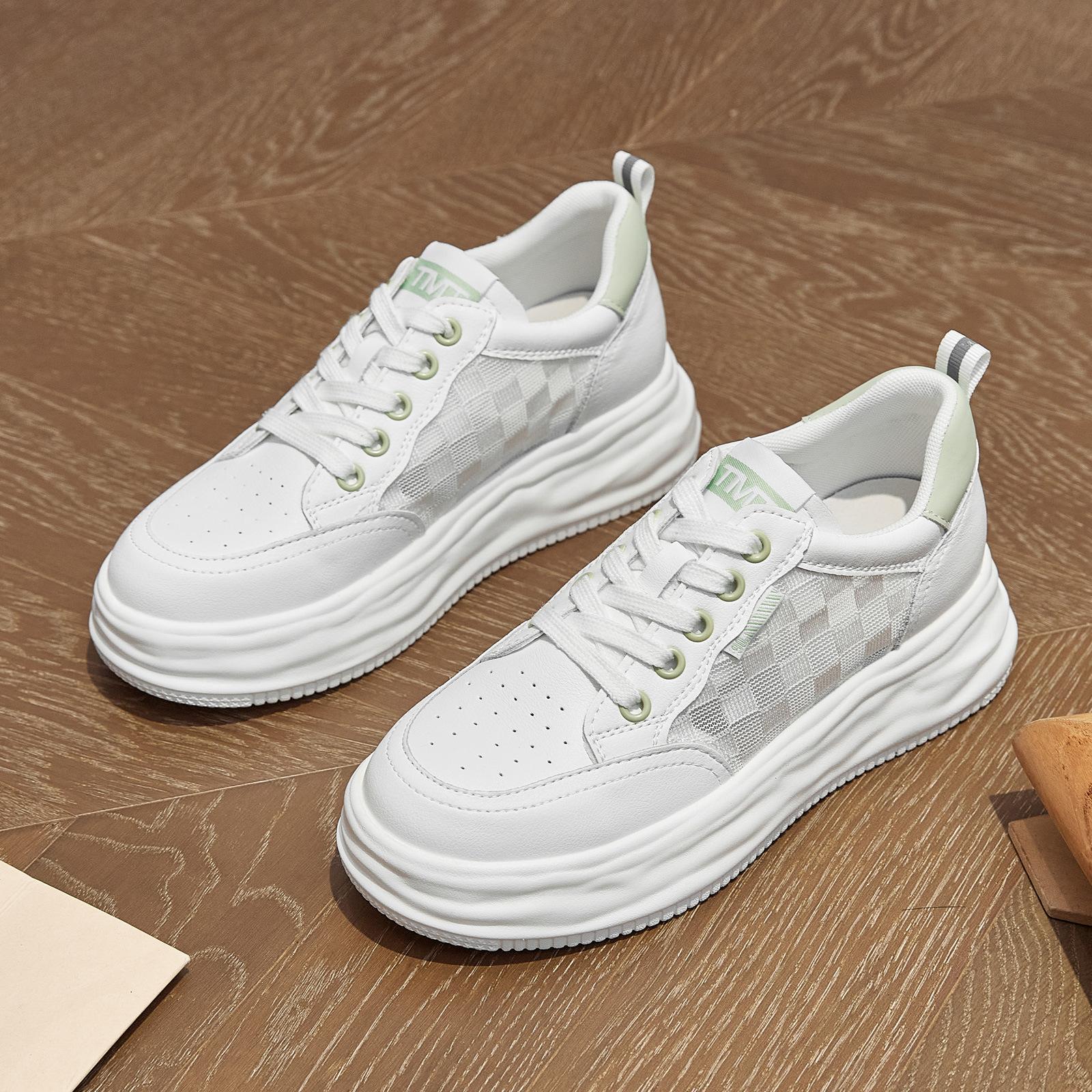 

Баотоу полутапочки женская обувь лето новый внутренний подъем внешняя носка толстая подошва маффин полуподнос белая обувь лето 39