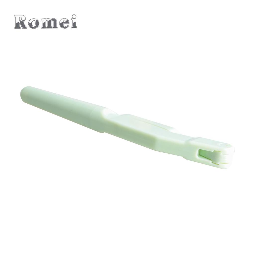 Luo Mei Foldable Double-Headed Eyelash Comb with Protective Sleeve and Nylon Bristles