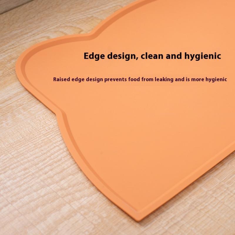 Pet Waterproof Mat Dog Cat Bowl Mat Silicone Non-Slip Pet Feeding Mat Dog Eating Bowl Tray Cushion