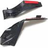 2Pcs Front Wiper Side Extension Cowl Cover Trim for Toyota Highlander 2009 2010 2011 2012 2013 Windshield Cap 53867-0E030, 53866-0E030