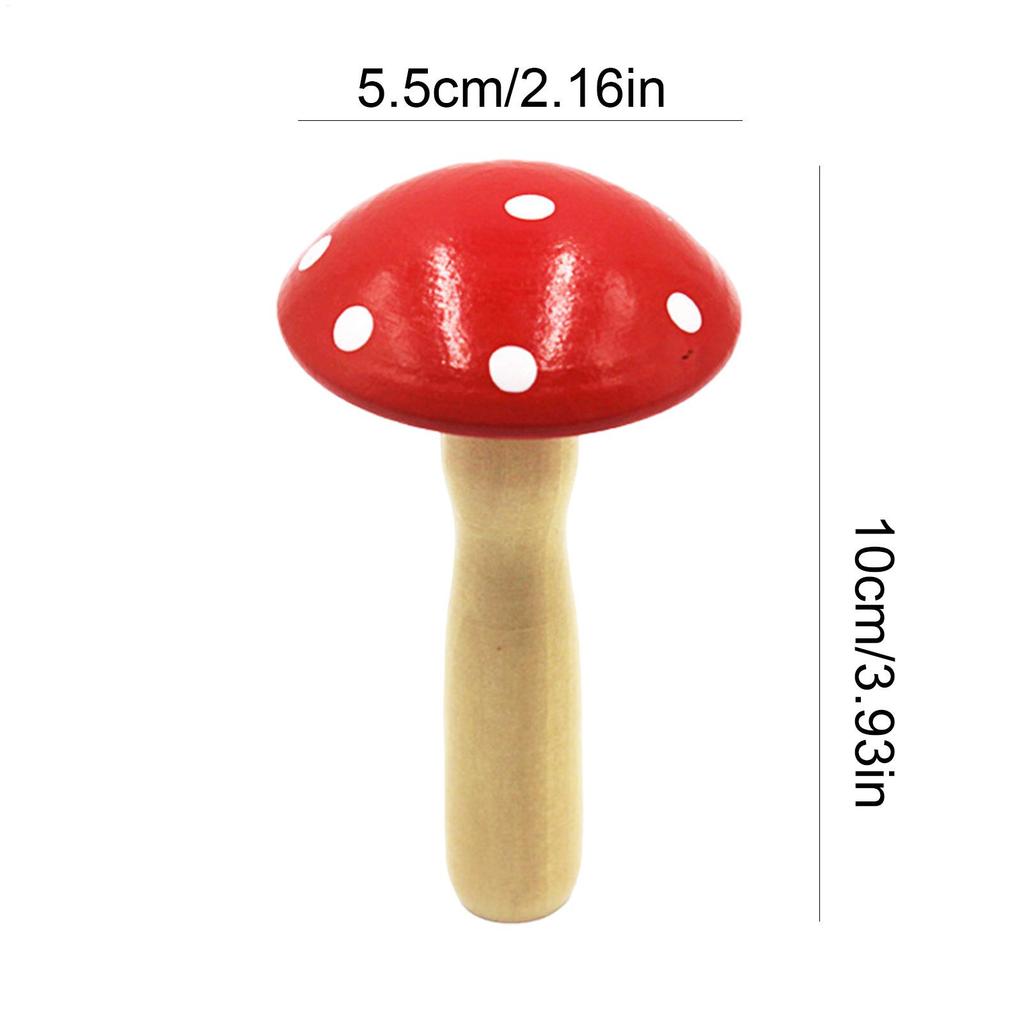 Sewing Darning Tool Wooden Small Mushroom Darning DIY Repair Patch Clothes Socks Mending Device Sewing Tools