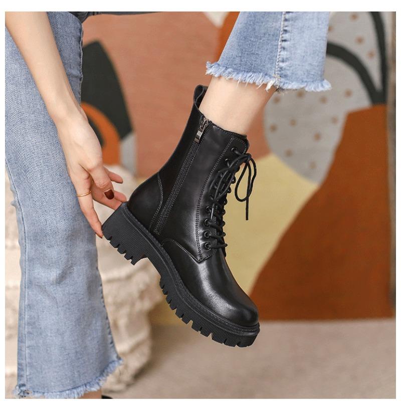 New Style Women's Leather Ankle Boots Outdoor Casual Shoes Lightweight Designer Warm Work Boots Classic Handmade Boots