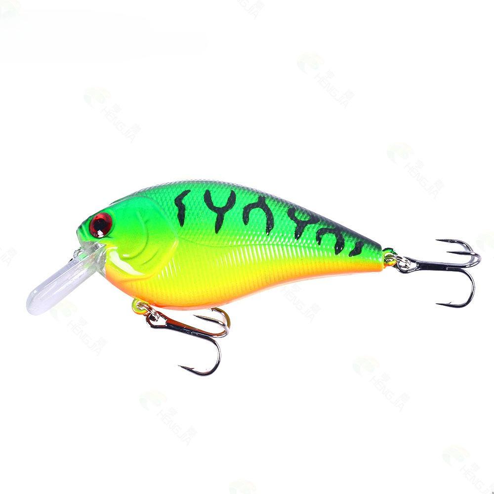 1pcs 8.5cm 15g Rattling Shallow Diving Crankbait Artificial Wobbler for Bass Pike Hard Bait Fishing Lure Tackle Baits 6 Colors