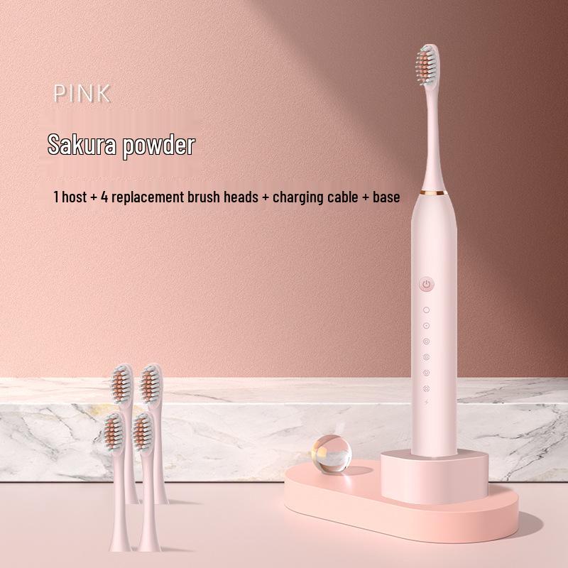 Rechargeable Sonic Electric Toothbrush for Adults: Soft Bristle, Smart, Couple-Friendly Model.