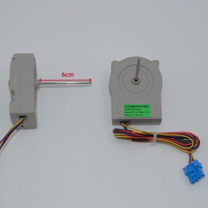 12V 4Pin Refrigerator Fan Motor Assembly For EAU62963001 Cooling Replacement Housing Freezer Fan Motor Part