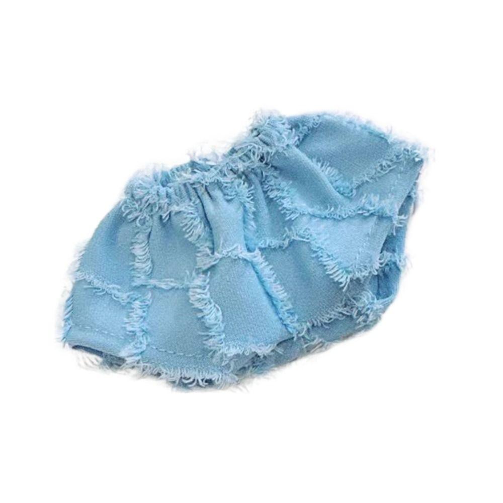 

Accessories 10/20CM Fluff Pants Multicolor Change Dressing Game Dolls Clothes Cosplay Photo Props Mini Shorts Cotton 10cm синій