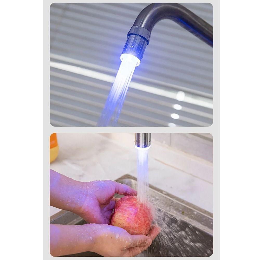 Color Changing Temperature Control Faucet Intelligent Light Temperature Sensor Shower Tap  Tap Sink