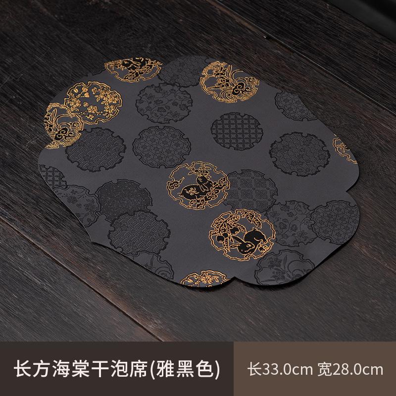 New Chinese Style Tea Mat Retro Table Cloth Towel Brocade Waterproof Anti-scalding Absorbent Tea Table Mat Teapot Teacup Mat