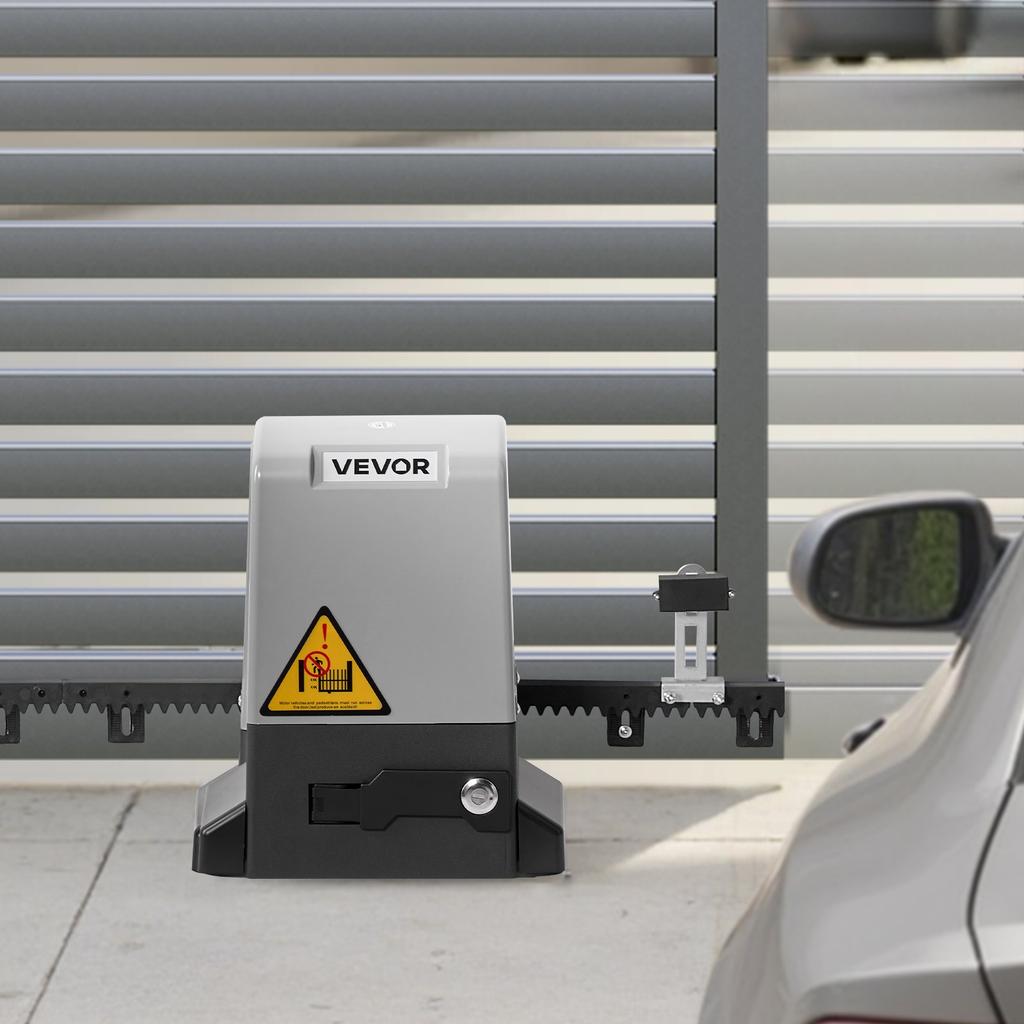 VEVOR Automatic Gate Opener, 400W Electric Sliding Gate Opener for Doors Up To 25m 1000kg