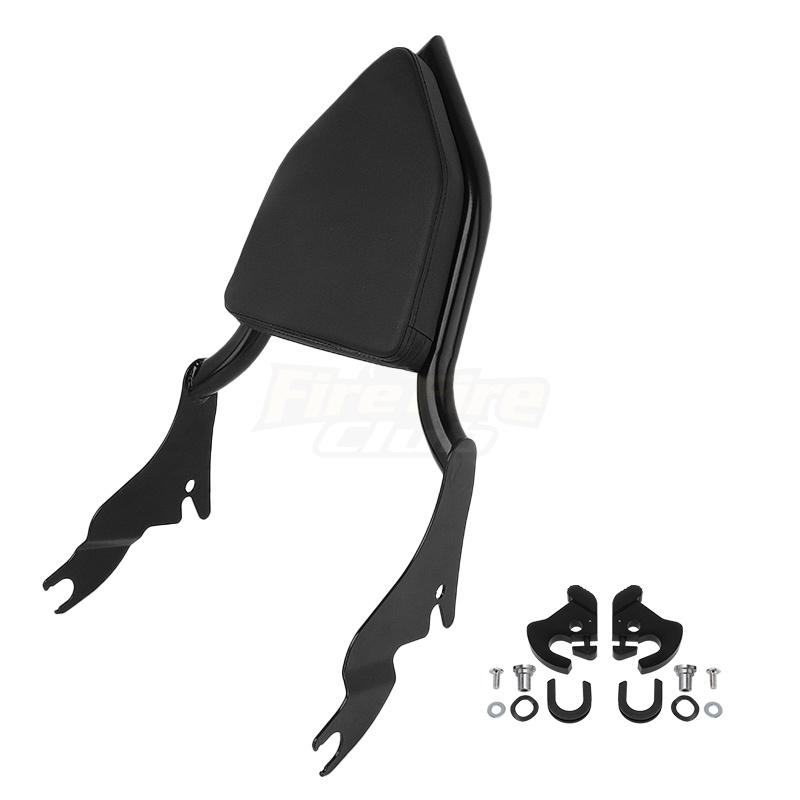 Motocykl Černá Odnímatelná opěrka pro spolujezdce Sissy Bar pro Harley Touring Road King Glide Street Electra Glide CVO 2009-2022