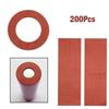 200 Stück Batterieisolator-Isolierring, selbstklebendes Kartonpapier für 18650 Batterieisolierungsdichtung, Schweißlötwerkzeuge