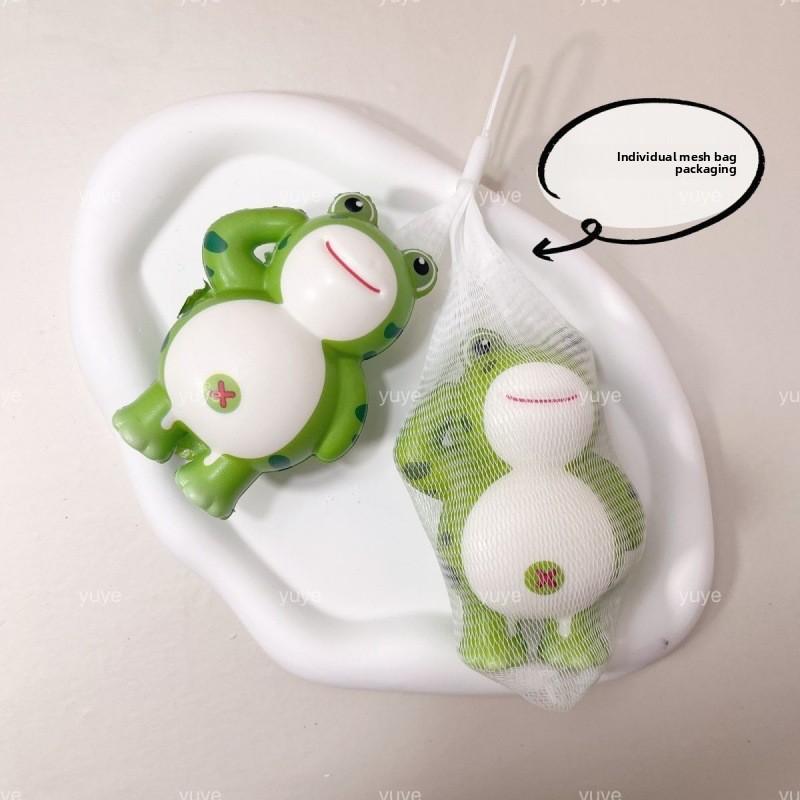 Decompression Artifact Salute Frog Toy Slow Rebound Ornament Doll Cute Doll Pinch Music Children's Toy