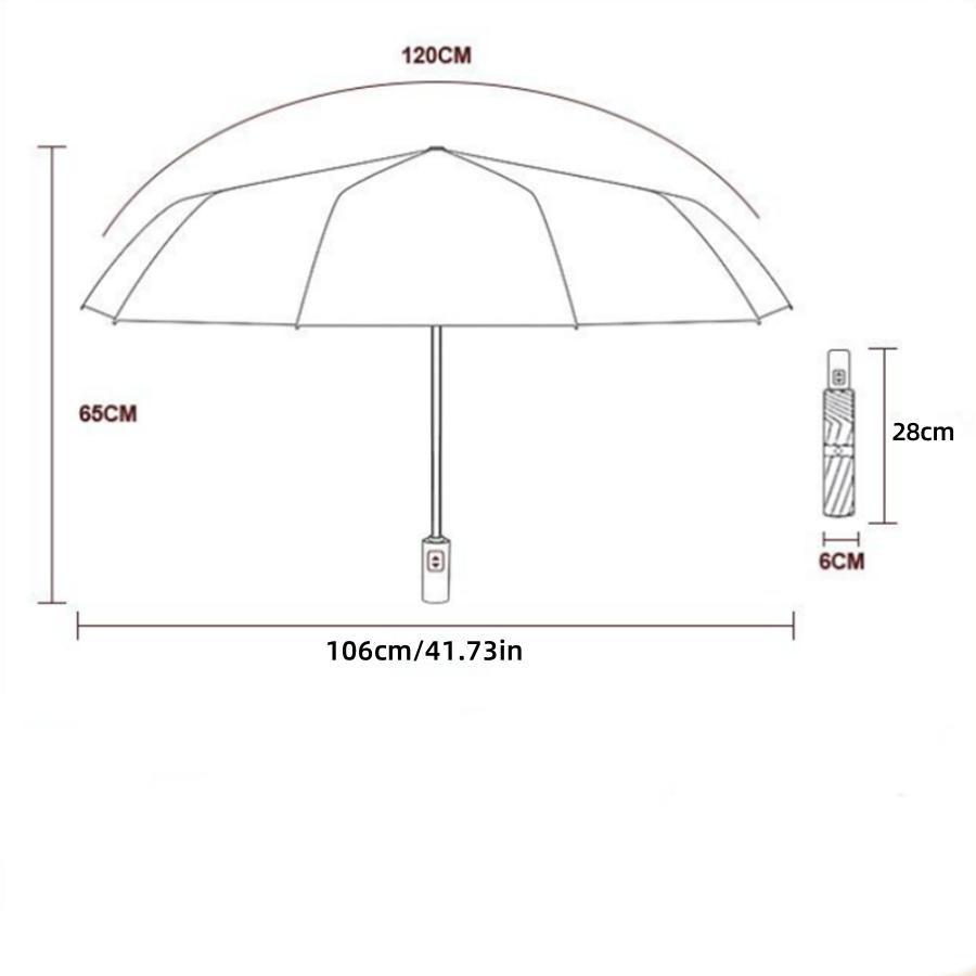 Full-Automatic Umbrella Stormproof for Rain Umbrella Wind Resistant Foldable Umbrella 24 Ribs Large High Quality Umbrella Stand
