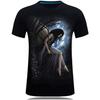 3D Flame Phoenix Print T-shirt Summer Large Size Casual Men's and Women's Short-sleeved Tops