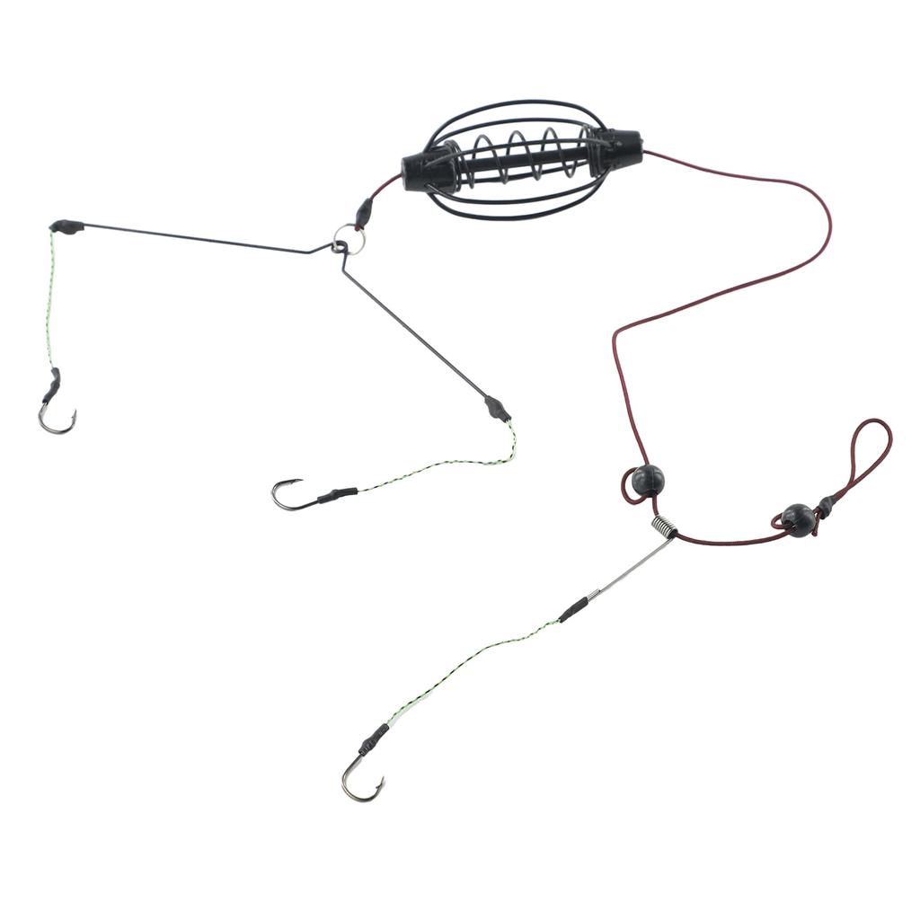 Hook Bait Cage Inline Method Feeder Cage Rig Set Coarse Carp Fishing Tool Set