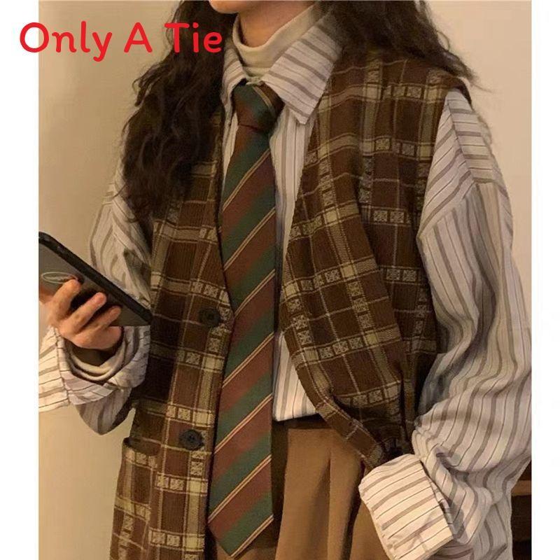 Girl Boy Fashion Tie Retro Design Polyester Fabric Teens Decoration Clothing