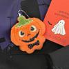 Cute Halloween Plush Keychain Mummy Pumpkin Ghost Monster Doll Pendant Bag Hanging Decor Car Key Holder Holiday Party Gifts