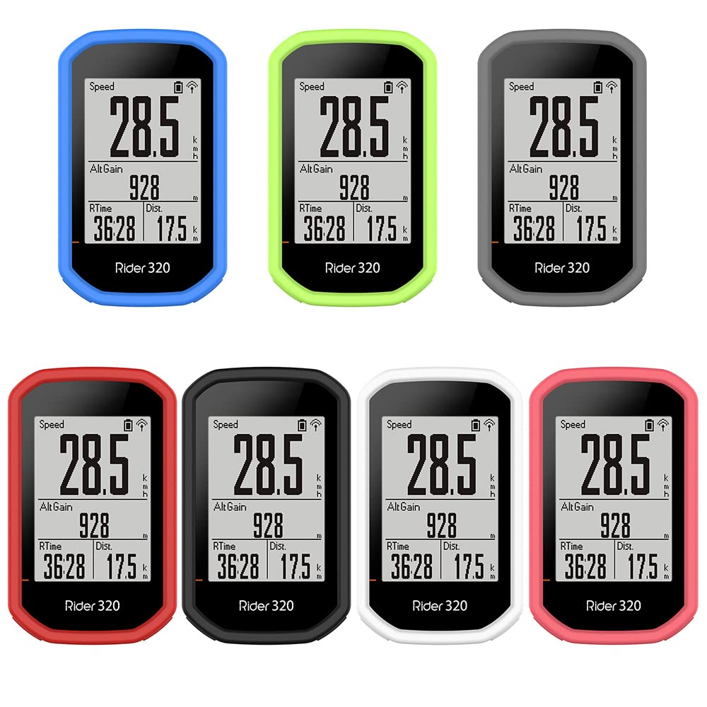 Voikoli Case for Bryton Rider 430/420/320 Soft Silicone Protective Cover Case for Bryton Rider 430/420/320 GPS Cycling Accessories (Red)
