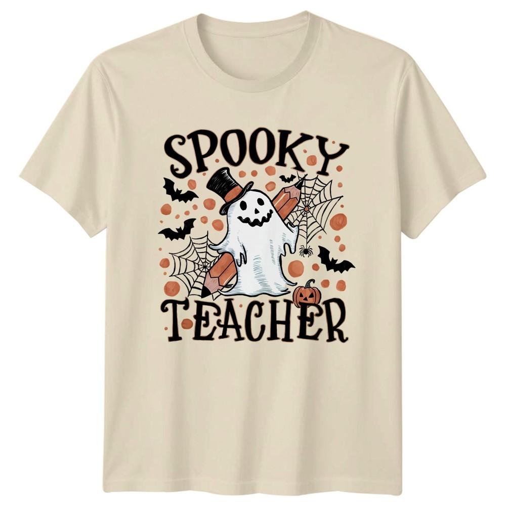 Spooky Teacher Halloween Holidays Unisexs Unisexs Graphic Tee Unisex Top