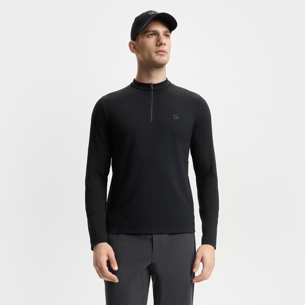 New FILA T Shirts Men's Pitch Black A11M511214FBK