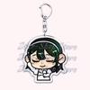Cute Alien Stage Roommates Chibis Keychains for Womens Accessories Bag Luka Ivan Till Mizi Hyuna Sua Keyrings Jewelry Fans Gifts
