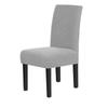 Stretch Dining Chair Covers Feature Textured Checked Jacquard Fabric Parsons Chair Slipcover Thick Chair Protectors