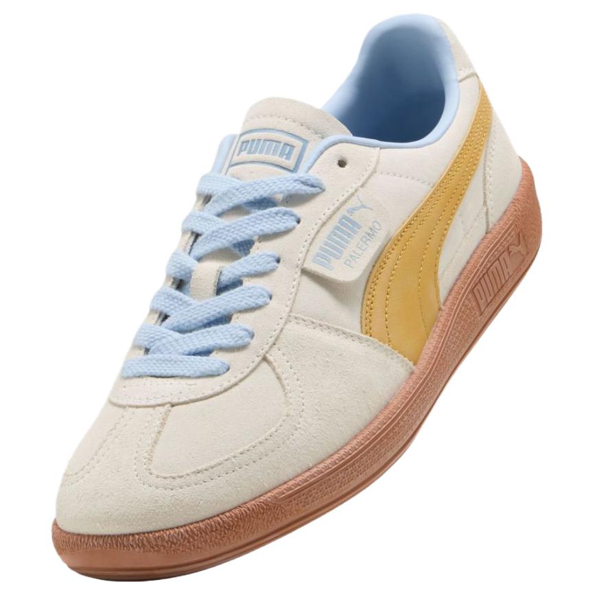 Puma Palermo Warm White Archive Gold Unisex Sneakers Cream 396463-62
