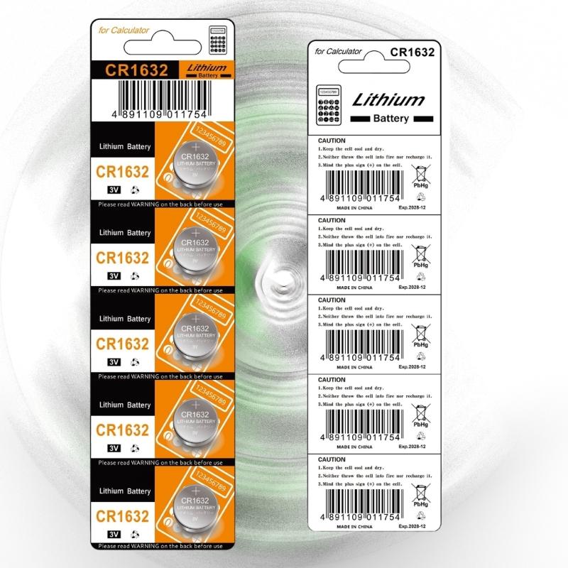 10/5Pcs CR1632 Button Cell Batteries High Performances 3V Power for Electronics Toys and Remote Controls Watches