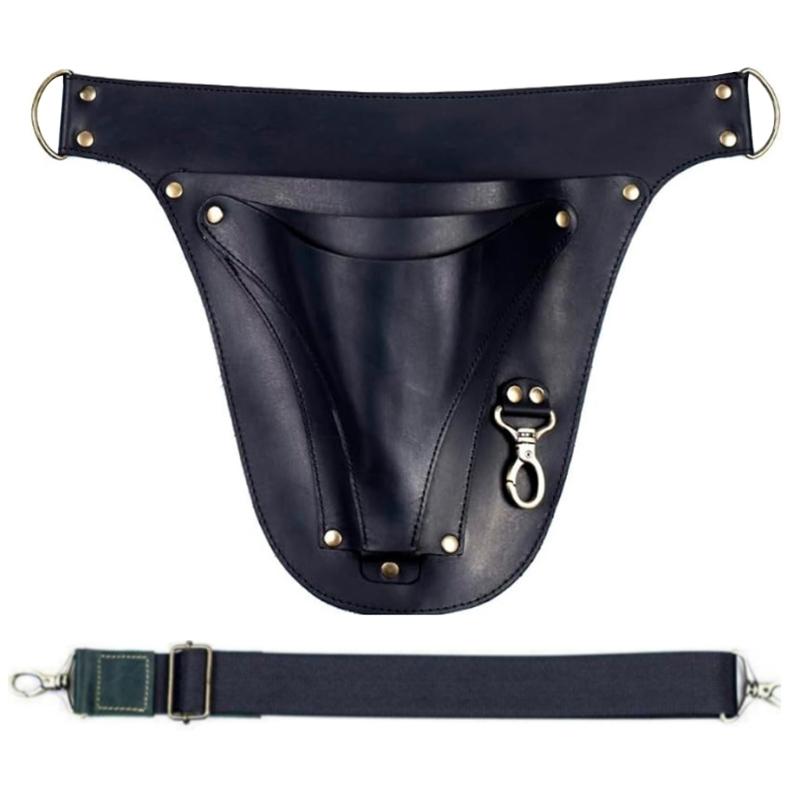 Ремень Ремонт Кожаный Инструментальный Кошелек Кожаный Пояс для Инструментов Сумка для Хранения Инструментов Сумка для Хранения Портативная Набедренная Сумка Сумка для Хранения Гаджет чёрный