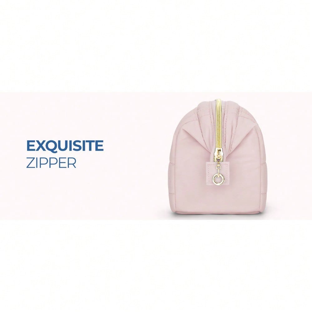 Large Capacity Cloud Bag Quilted Cosmetic Bag Portable Travel Storage Waterproof Toilet Bag