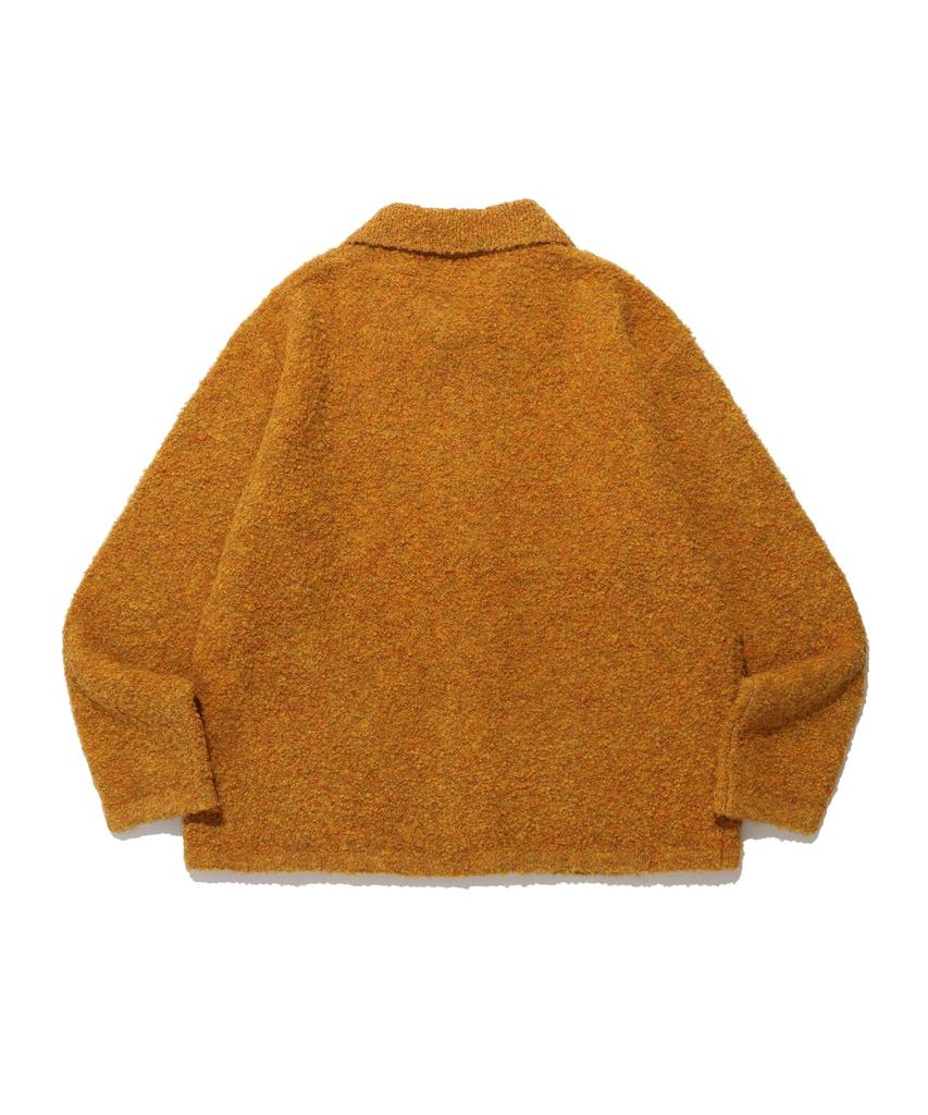 Physical Department Boucle Pk Cardigan Mustard