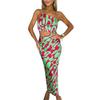 AX Paris Womens/Ladies Abstract Polyester Asymmetric Cut Out Midi Dress