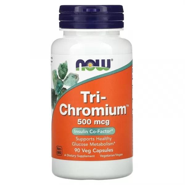 Now Foods TRI-CHROMIUM, 500MCG + CINNAM