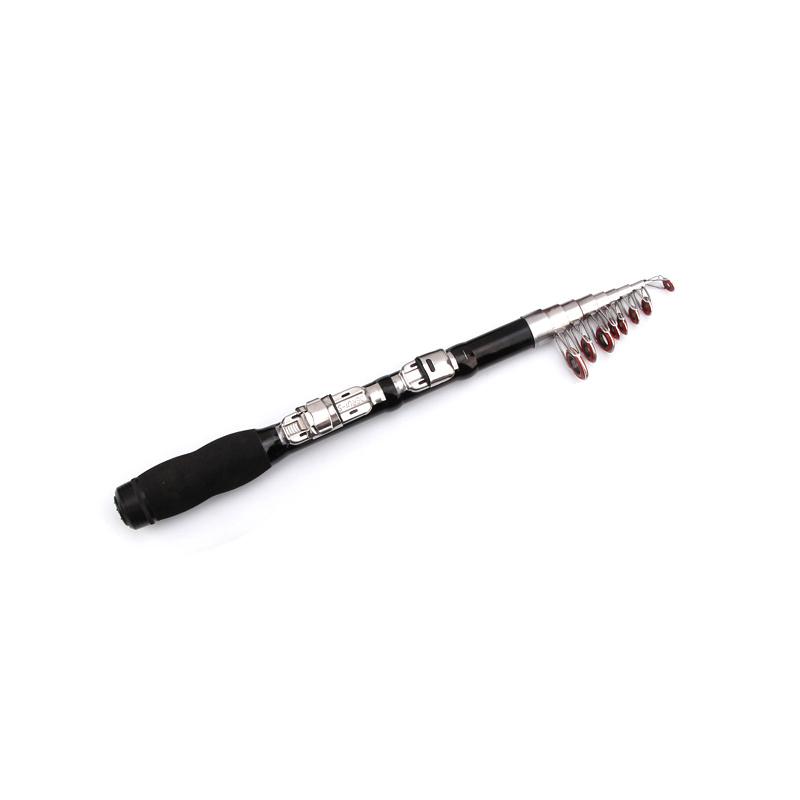 1-2.3M Telescopic Mini Fishing Rods Hard Fiberglass Rivers Lakes Fishing Rod Portable Sea Pole Fishing Good Accessories