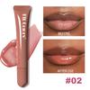 Samtiger Lipgloss in nackten Farben, Feuchtigkeitsspendender leuchtender langanhaltender hydrierender Spiegel-Flüssiglippenstift, Leicht und angenehm