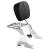 Motorcycle Low Sissy Bar Backrest Luggage Docking Kit For Harley Sportster 883 1200 2004-2023
